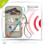 Lewis N. Clark RFID Blocking Stash Neck Wallet, Travel Pouch + Passport Holder - Image 3