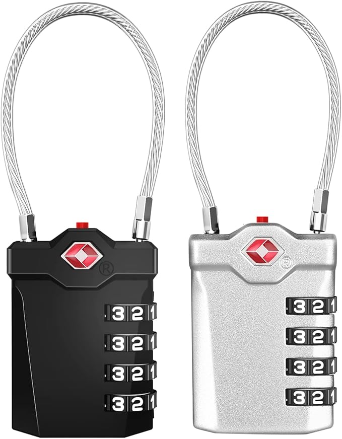 ZHEGE TSA Luggage Locks, Zipper Lock by ZHEGE