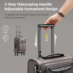 SHOWKOO Luggage Sets 3 Piece Softside Expandable Lightweight Durable Suitcase - Image 5