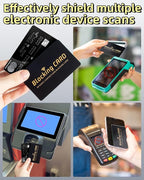 Aigee RFID Blocking Cards 6 Pack, Contactless NFC Debit Credit Card Passport - Image 6