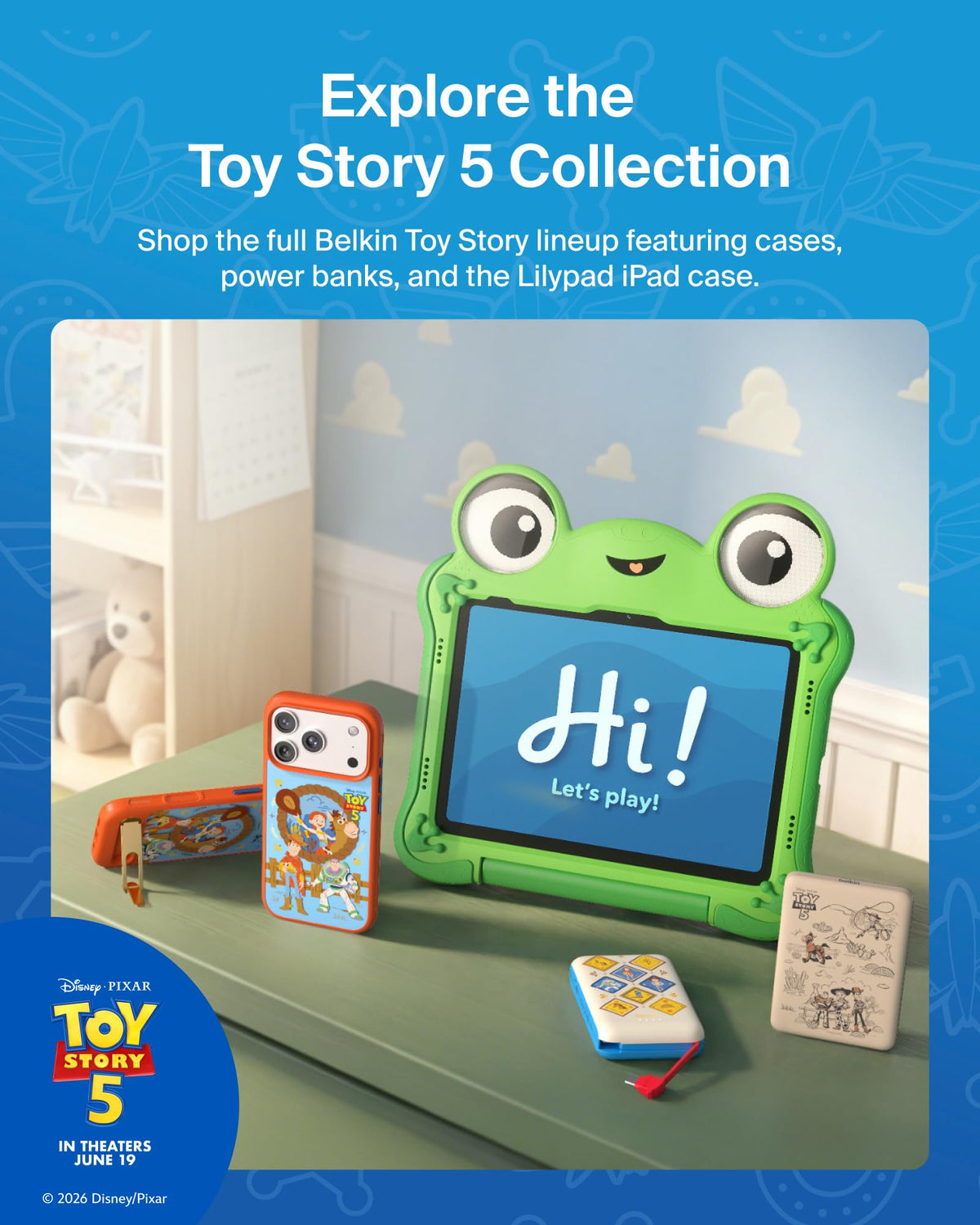 Disney Toy Story 5 10000mAh 20W USB C Power Bank (Toy Story / 10K mAh)