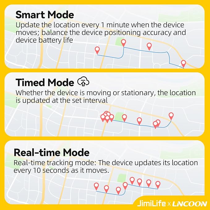 Mini GPS Tracker, Locator with SOS Button Real-Time GPS Tracking Device | - Image 7