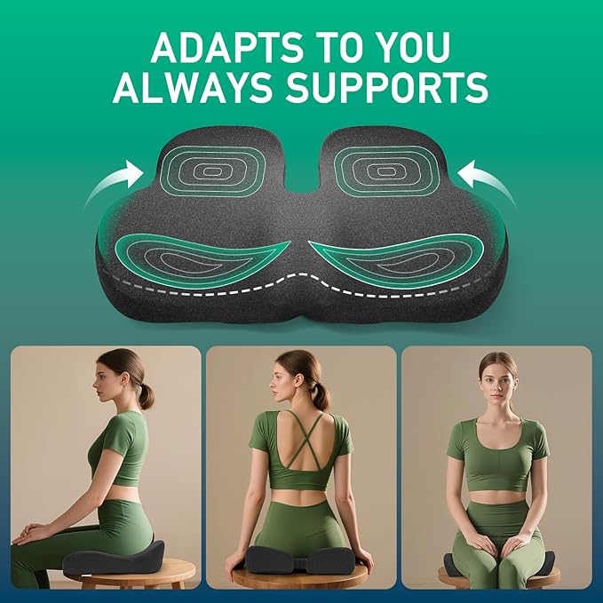 Non-Flattening Seat Cushion for Office Chairs, Gaming Chairs – Donut Pillow - Image 6