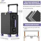 Aluminium Frame Carry on Luggage - Image 6
