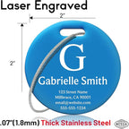 Customized Stainless Steel Luggage Tags: Personalize Your Suitcases, and Bags - Image 4