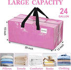 4 Pcs 24 Gallon Large Moving Bags - Image 2