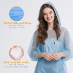 Bruvoalon 6 & 20 Pack Disposable Rain Ponchos - Image 4