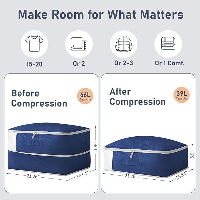 DIMJ Comforter Storage Bag 6 Pack - Image 2