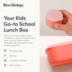 BLUE GINKGO Silicone Lunch Box Set – Durable Heavy-Duty Silicone Bento Box - Image 5