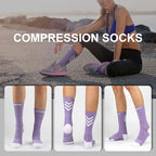 DOVAVA Dri-tech Compression Crew Socks, Comfort Boost Circulation - Image 2