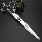6/7-inch professional hairdresser set, stainless steel scissors hairdresser's exclusive hairdresser. (8-Zoll-Flachschere)
