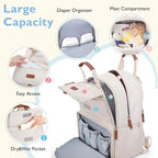 mommore Diaper Bag Backpack, Large Diaper Bag Expandable - Image 3
