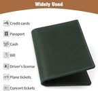 Jack&Chris Leather Passport Holder, Handmade Passport cover, Travel Wallet - Image 5