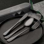 Portable Utensils Set with Case, Lunch Box Includ Fork Spoon Knife, Dishwasher - Image 6