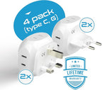 Ceptics Europe Travel Adapter Plug Set Schuko - Image 3