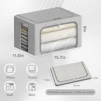4 Pack Clothes Storage Bins - Image 6