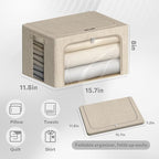 4 Pack Clothes Storage Bins - Image 6