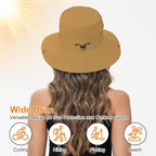 Sun Hats for Women Bucket Hat UV Protection Fishing Hat Wide Brim Safari Hats 2 - Image 4