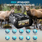 4K Night Vision Goggles for Adults, 10X Zoom Night Vision Binoculars - Image 2