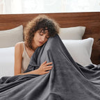 PHF Ultra Soft Fleece Blanket Queen Size, No Shed No Pilling Luxury Plush Cozy - Image 2