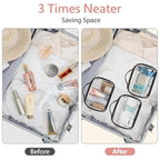 PACKISM Floral Texture Lace TSA Approved Toiletry Bag - Image 7
