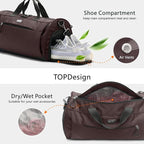 TOPDesign Gym Bag for Women & Men, Unisex Duffel Bag - Image 6