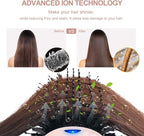 Hair Dryer Brush, Aima Beauty One Step Hair Dryer and Styler Volumizer with Negative Ion for Reducing Frizz and Static, Hair Styling Tools, Pink