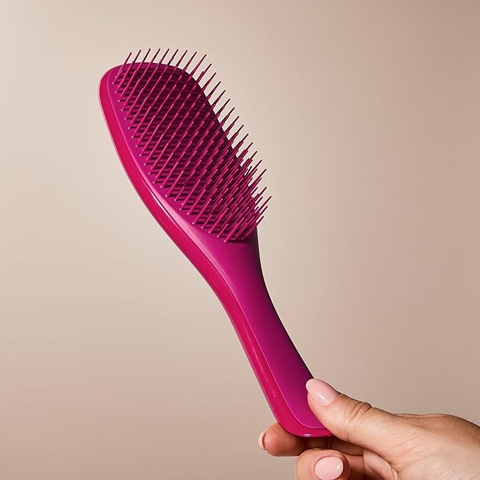 Tangle Teezer Ultimate Detangler Brush for Wet & Dry Hair, Eliminates Knots & Reduces Breakage for Straight to Wavy Hair Types, Electric Raspberry
