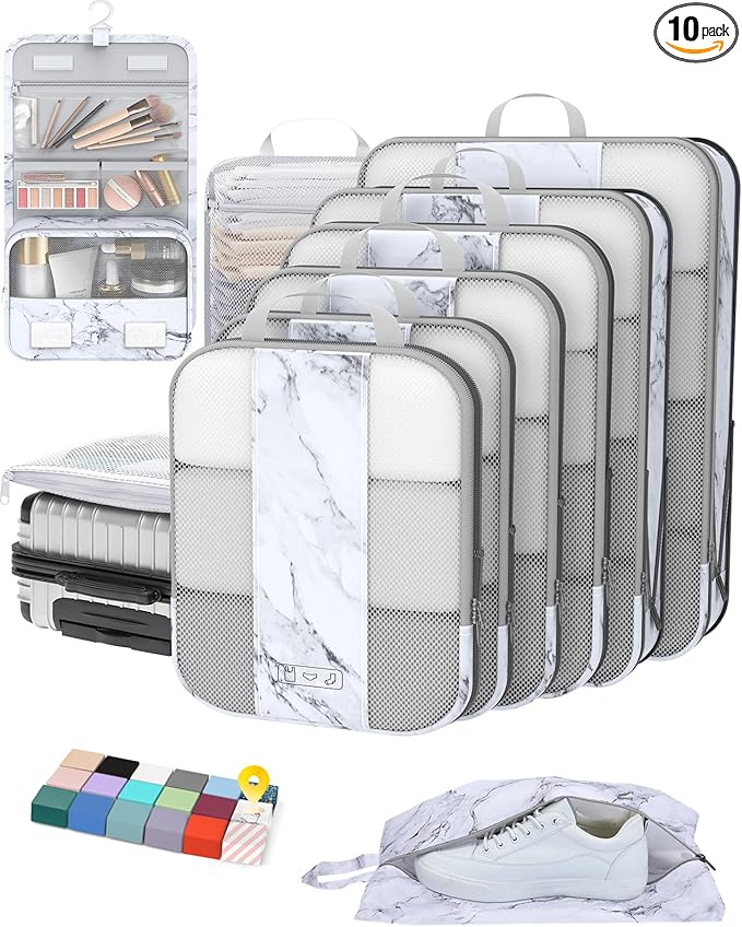 10 Set Compression Packing Cubes by OlarHike