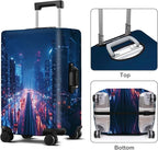 Luggage Cover Washable Suitcase Protector Anti-scratch Suitcase cover Fits - Image 2
