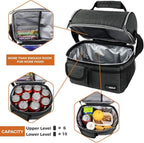 OPUX Lunch Box for Men, Adult Lunch Box Cooler, Insulated Lunch Bag Women - Image 8