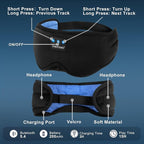Deep Sleep Mask with Bluetooth 5.4 Headphones - Image 8