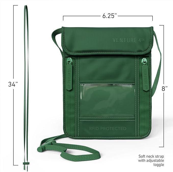 VENTURE 4TH Passport Holder Neck Wallet - Image 6