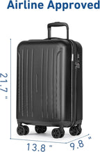 KYME Suitcase Hardshell With Double Spinner Wheels, PC+ABS TSA Lock Travel - Image 4