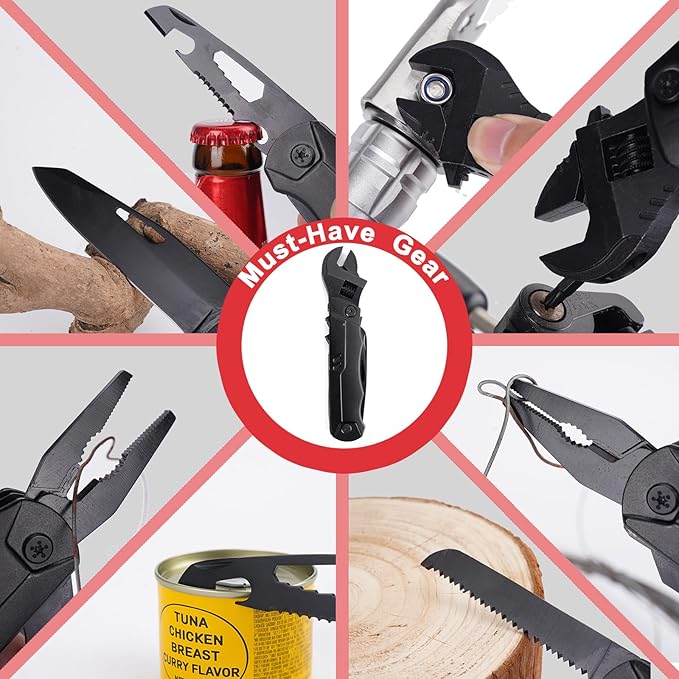 19-in-1 Multitool Wrench – Stainless Steel Adjustable Wrench - Image 3