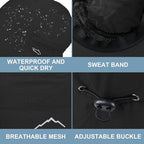 Sun Hat for Men Women with Neck Flap, UPF 50+ UV Protective Hiking Fishing Hats - Image 4