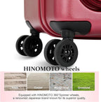 Premium Carry On Luggage, 20Inch&29 Inch Top Opening Airline Approved ABS+PC - Image 6
