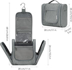 Narwey Hanging Toiletry Bag for Women Travel Makeup Bag Organizer Toiletries - Image 6