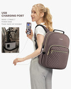 LOVEVOOK Laptop Backpack for Women, Large Capacity Travel Computer Work Bag - Image 5