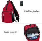 MOSISO Sling Backpack Bag, Crossbody Shoulder Bag Travel Hiking Daypack Chest - Image 2