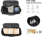 Rolling Duffle Bag with Wheels, 110L/140L Expandable Soft-Sided Foldable Duffle - Image 2