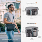 PGYTECH OneMo Sling Camera Bag 7L-9L, waterproof Crossbody Camera Shoulder Bag - Image 3