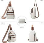 Sling Bag for Women Crossbody Bags Fanny Pack Sling Purse Backpack Vegan - Image 5