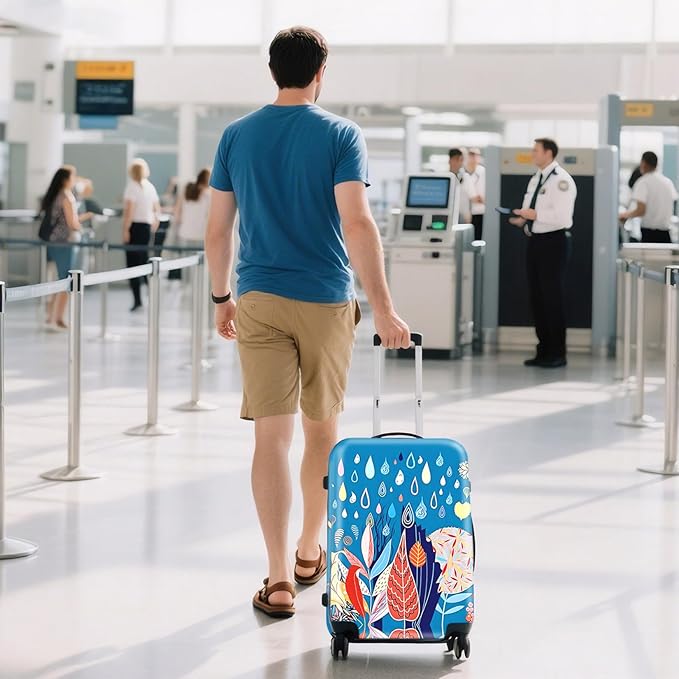 WUJIAONIAO Travel Luggage Cover Baggage Suitcase Cover Protector Skins 18-32 - Image 6