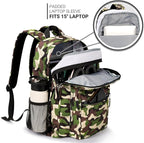 ZORFIN 26L Backpack for College, and Travel: Water Resistant Bookbag - Image 4