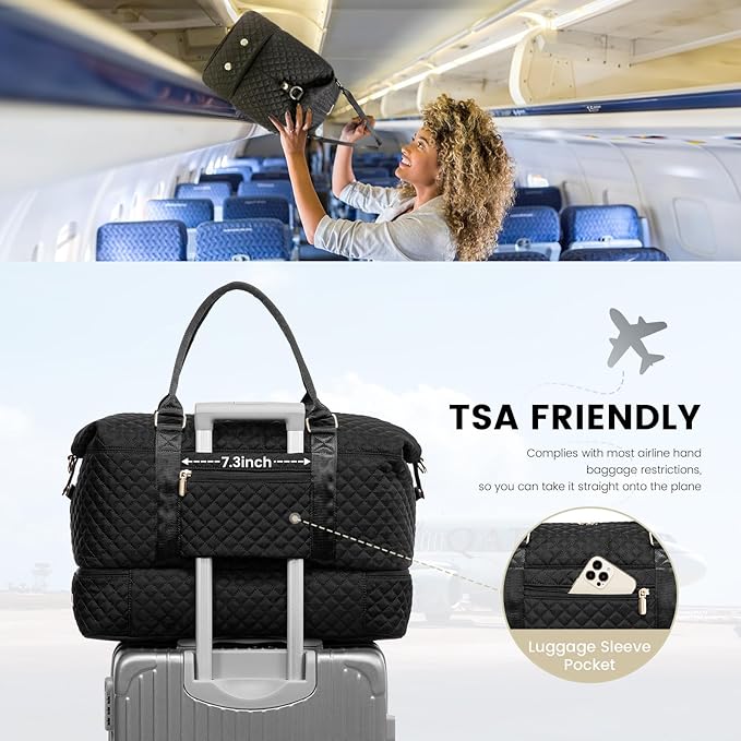 LOVEVOOK Travel Duffle Bag, Weekender Bags - Image 4
