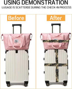 Luggage Straps for Suitcases, Adjustable Travel Belt, Durable Wide Luggage Strap - Image 4