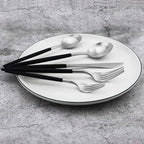 Gugrida 20-Piece 18/10 Stainless Steel Flatware Silverware, Luxury Dinnerware - Image 3