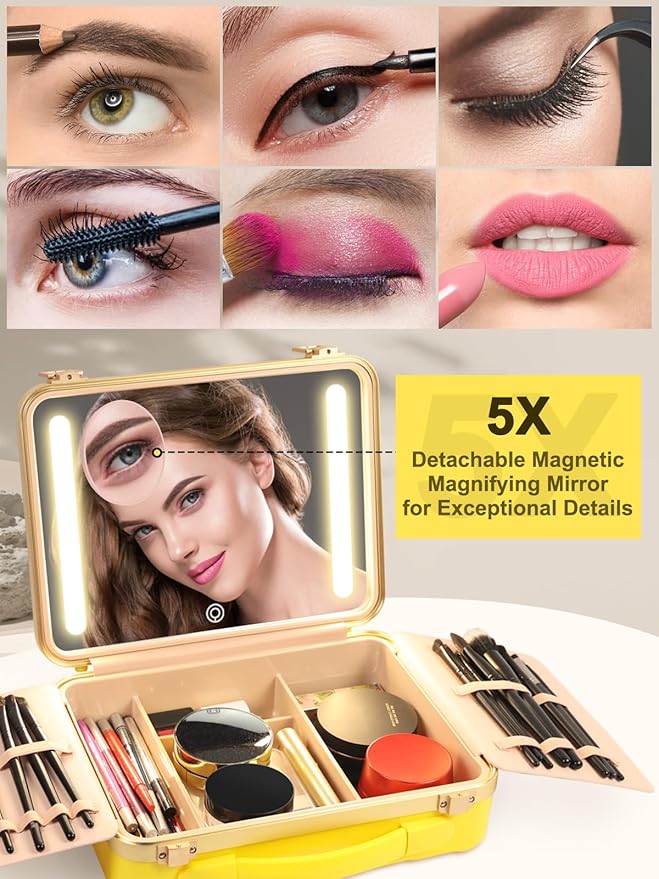 Kalolary Travel Makeup Train Cases - Image 2