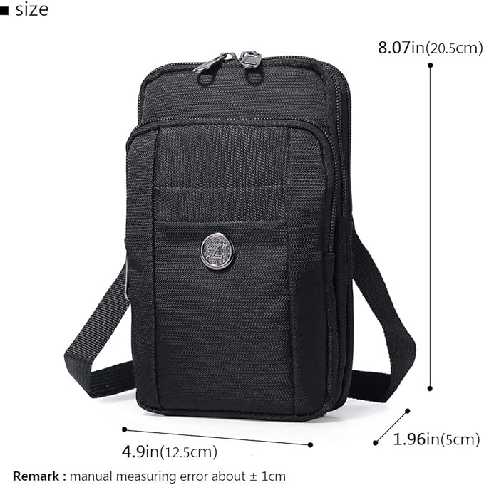 Water-Resistant Oxford Fabric Multifunction Smart Phone Bag /Case, One Shoulder - Image 2